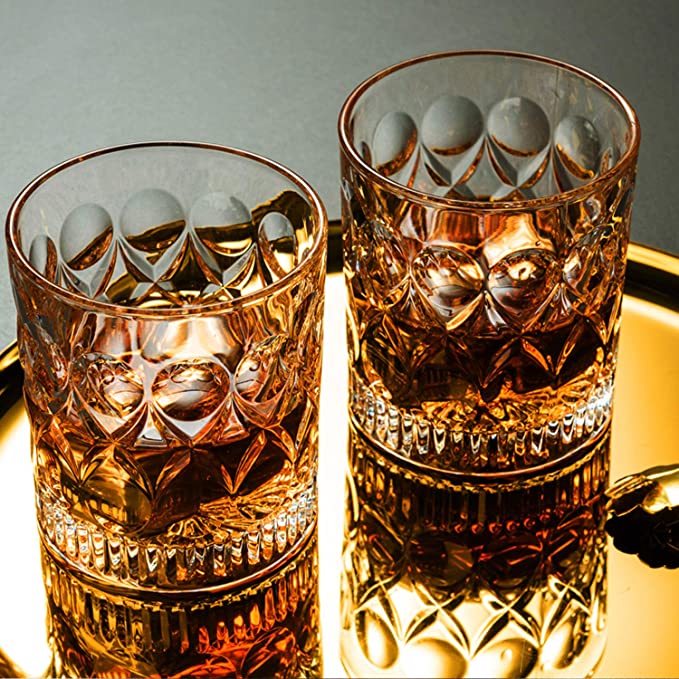Insulated Clear Whiskey Glass Set