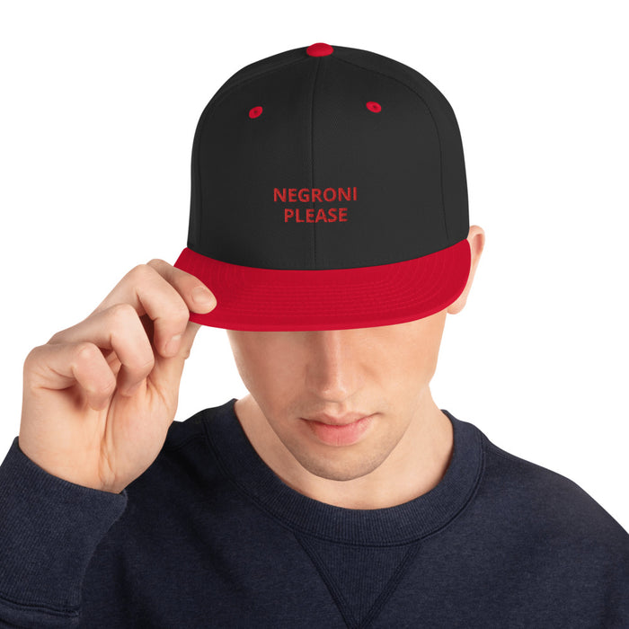 Negroni Please Snapback Hat