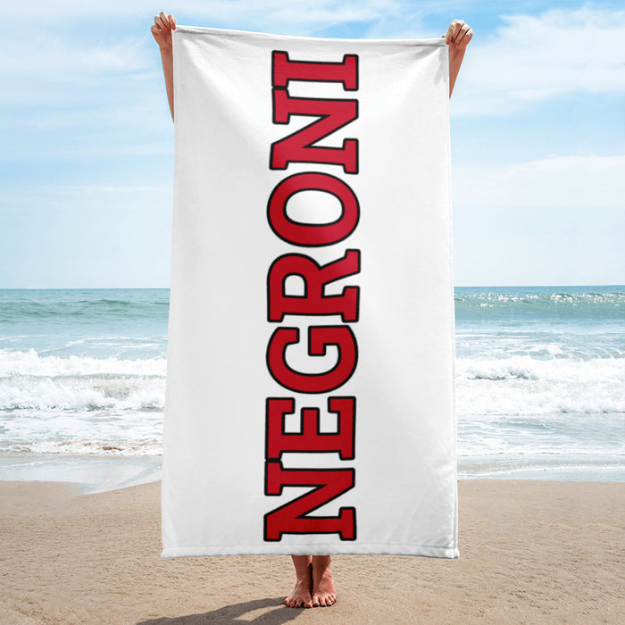 NEGRONI Towel With Outline