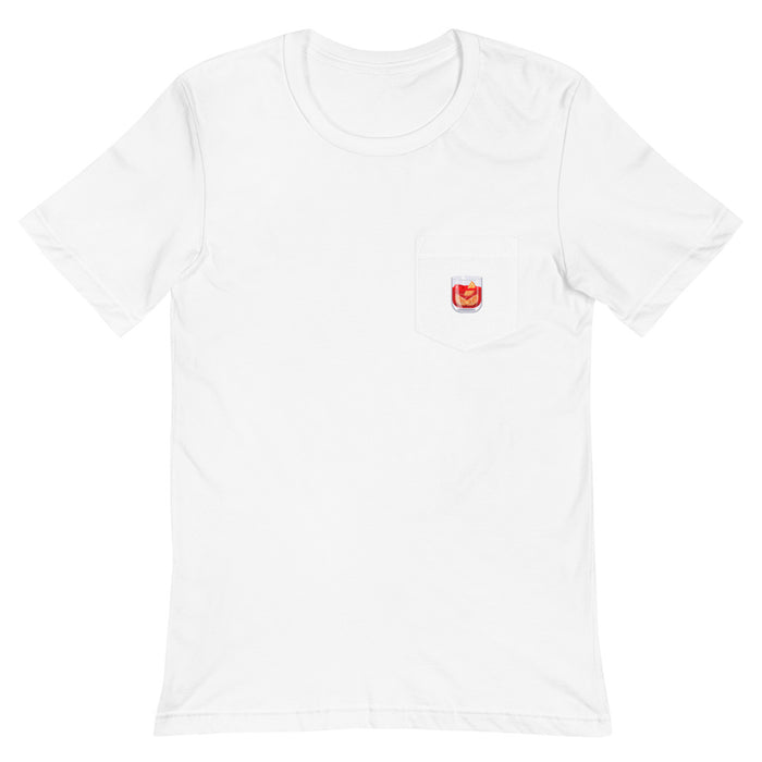 Negroni Glass Unisex Pocket Negroni T-Shirt